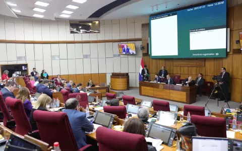 Sesi�n de la C�mara de Senadores.