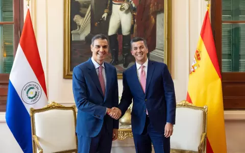 Visita oficial del presidente de Espa�a a Paraguay.