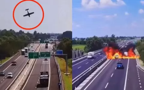 Avioneta cae en picada en Italia.