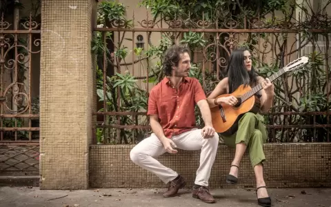 Luciano Lucinari y M�nica Elizeche