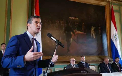 El presidente de la Rep�blica, Santiago Pe�a, anunci� paquete de reformas.