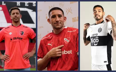 Juan Esp�nola, Facundo Zabala y David Mart�nez fueron presentados en sus respectivos equipos