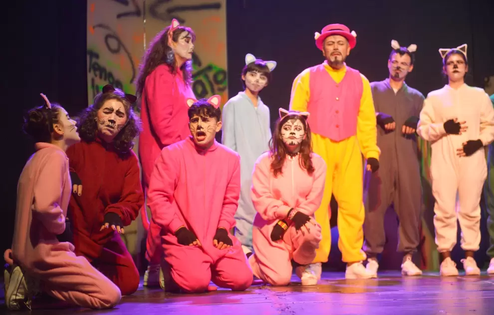 Puesta en escena de "Don Gayo y su pandilla".
