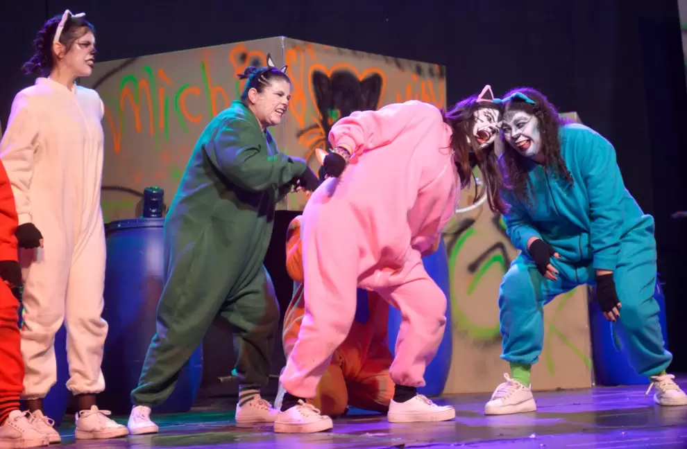 Puesta en escena de "Don Gayo y su pandilla".