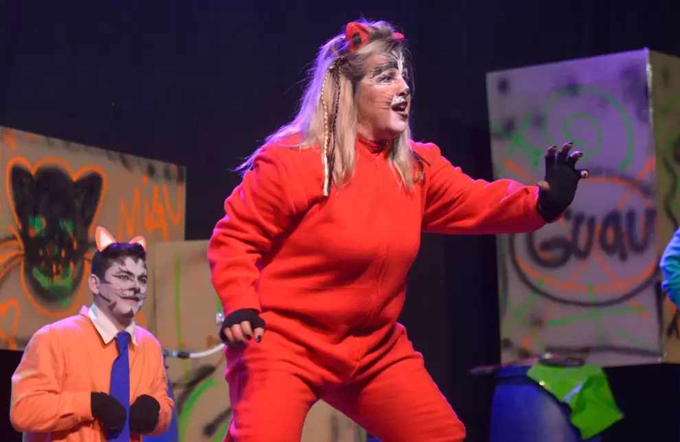 Puesta en escena de "Don Gayo y su pandilla".