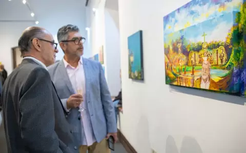 Acto de inauguraci�n de la muestra "Integraci�n".