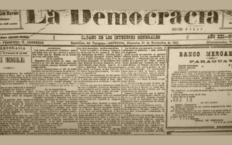 Peri�dico "La Democracia".