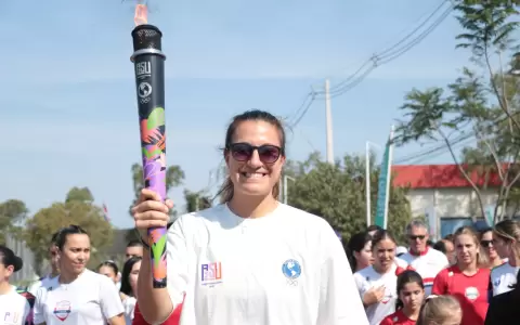 El Fuego Panamericano ilumina el Comit� Ol�mpico Paraguayo