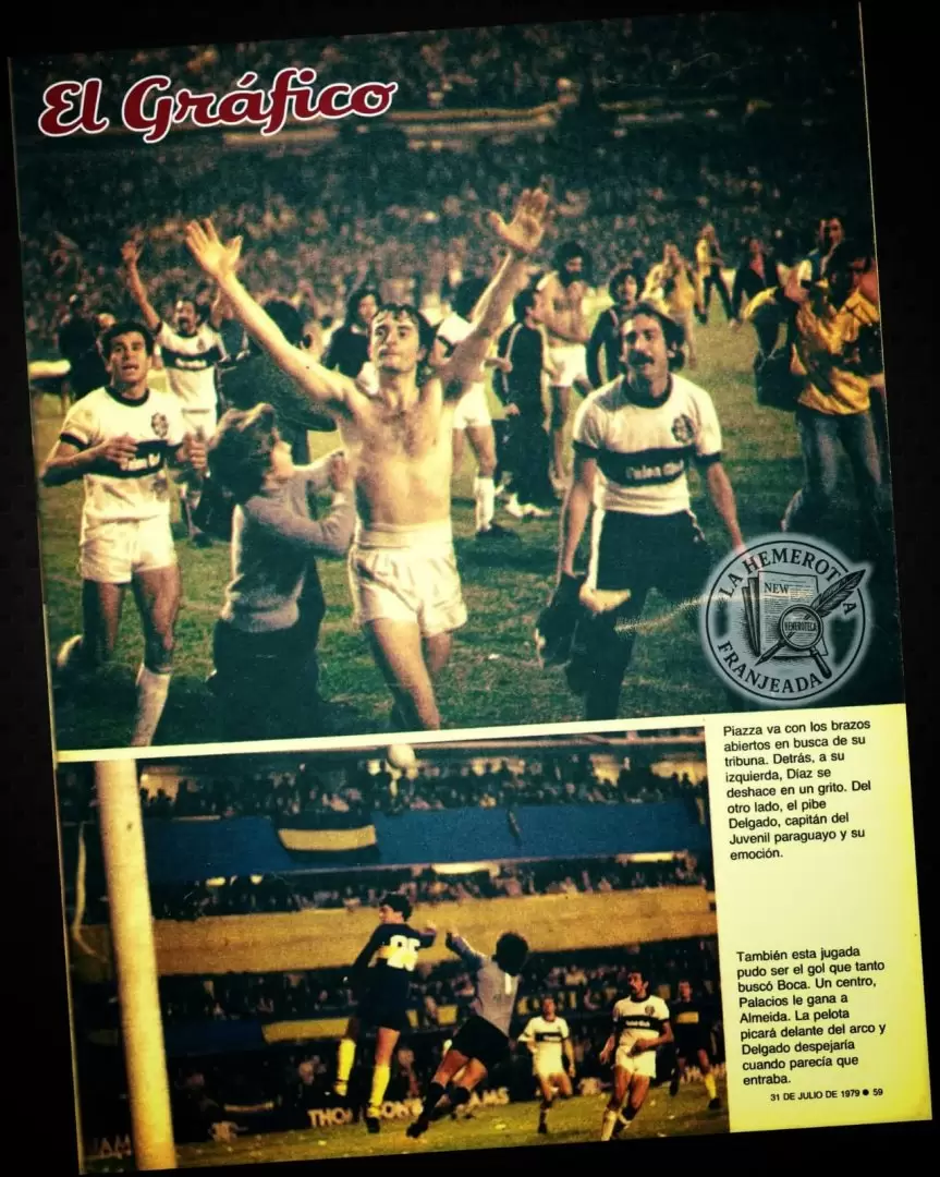 Olimpia se coronaba campeón de América por primera vez en 1979.