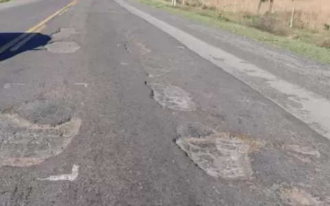 Conductores se quejan por el mal estado del trayecto.