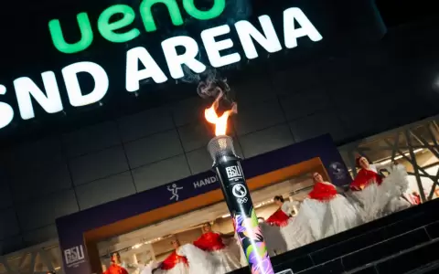 Antorcha de los Juegos Panamericanos Junior ASU2025 ya alumbra desde la Secretar�a Nacional de Deportes.