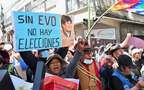 Los seguidores del tres veces mandatario de Bolivia, Evo Morales, protestaron para exigir una nueva candidatura presidencial de su l�der.