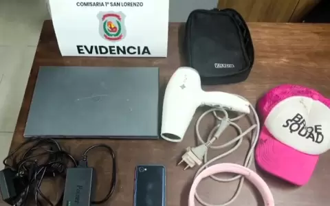 Los objetos sustra�dos del departamento estaban ocultos en una vivienda abandonada.