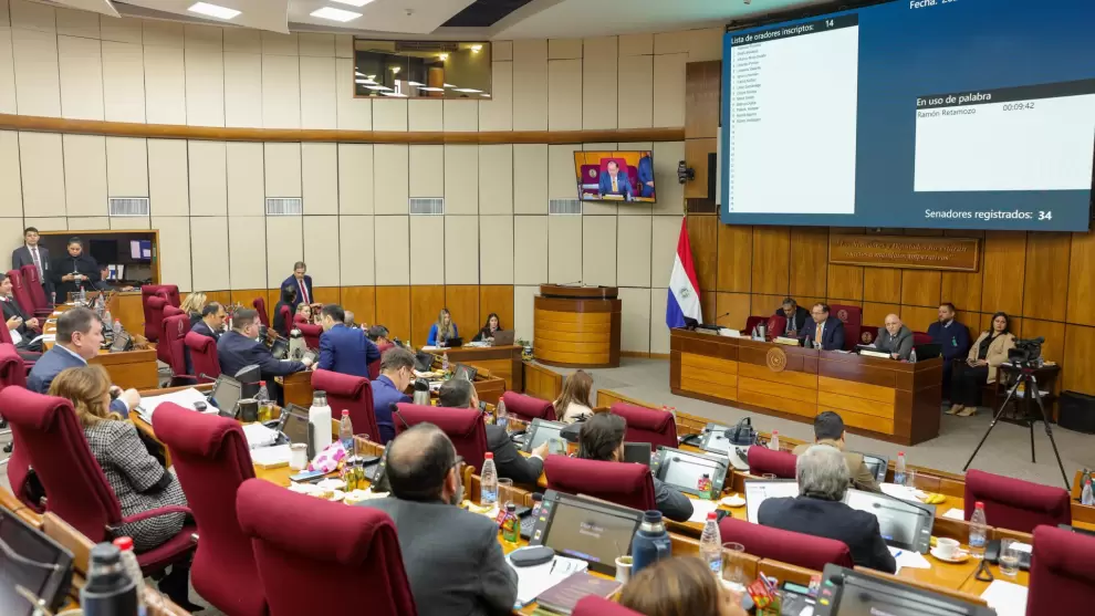 Sesi�n ordinaria del Senado.