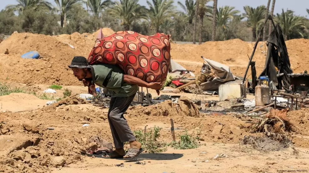 Seg�n OCHA, casi el 88 % de Gaza est� ahora bajo �rdenes de evacuaci�n o designado como zona militar, lo que concentra a la poblaci�n desplazada.