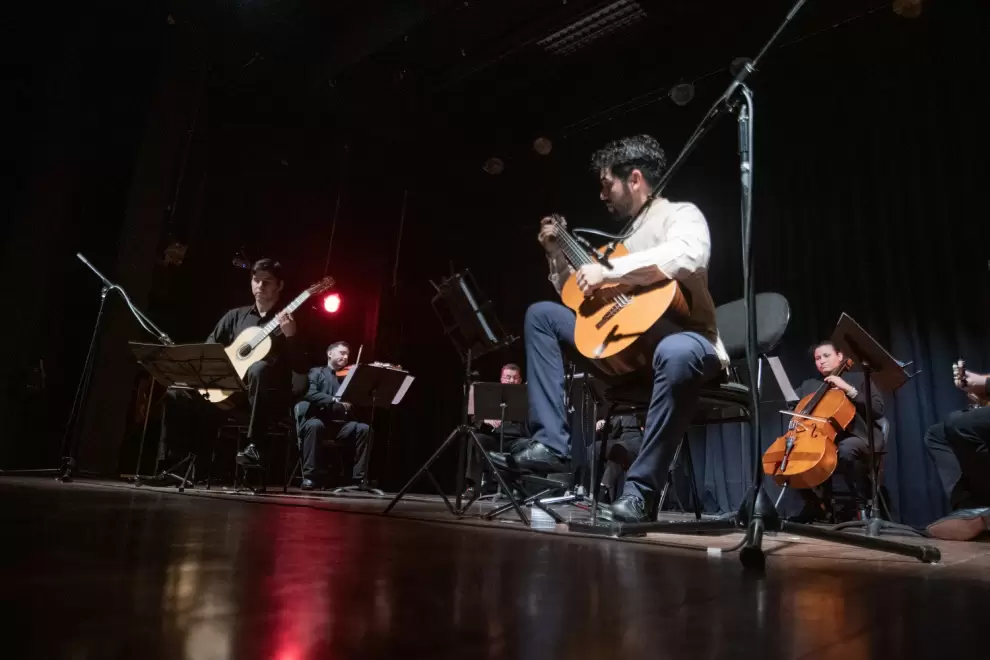 D�o Bordal junto a la OSN en concierto. Cortes�a