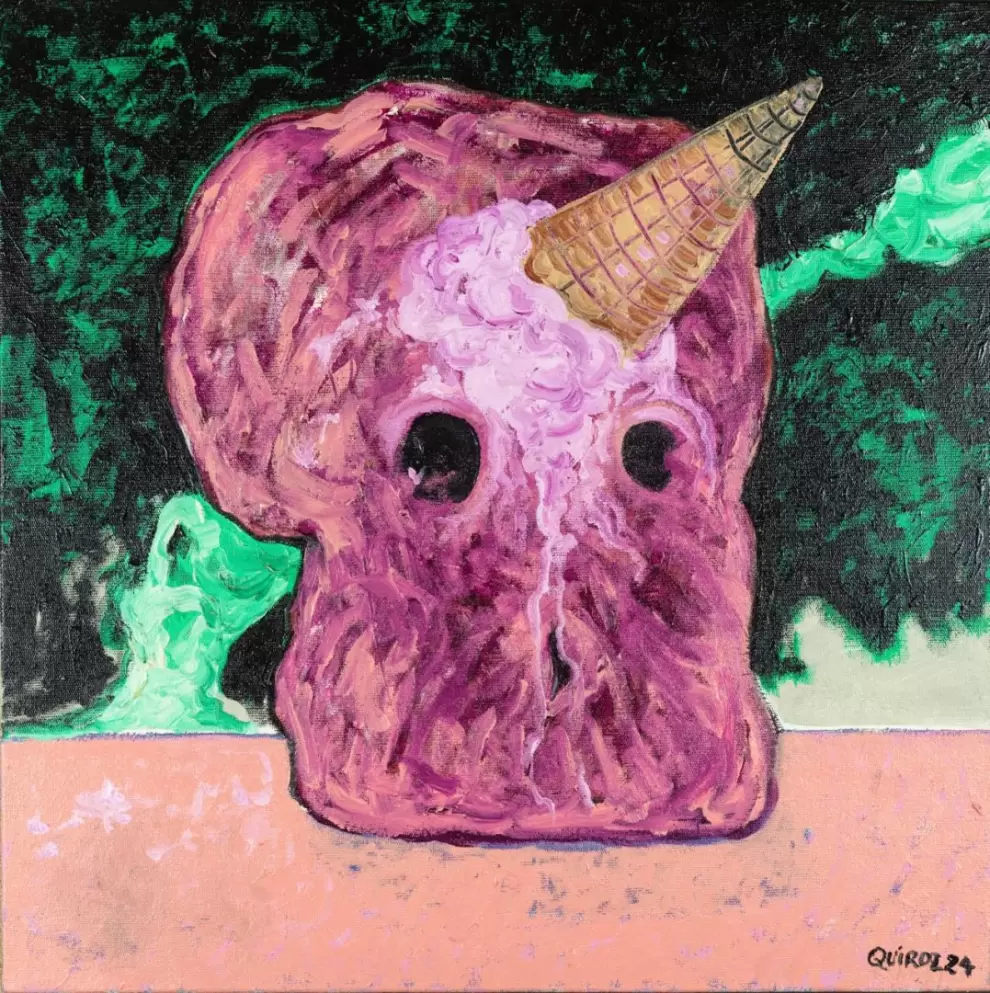 Alfredo Quiroz, obra de la muestra "Viril". Cortes�a del artista
