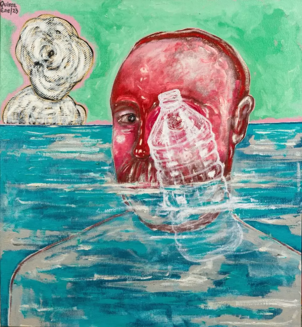 Alfredo Quiroz, obra de la muestra "Viril". Cortes�a del artista