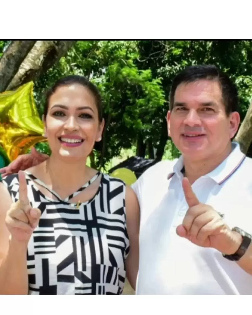 Teresita Luz Mar�a Fretes Salinas y Juan Carlos Baruja.