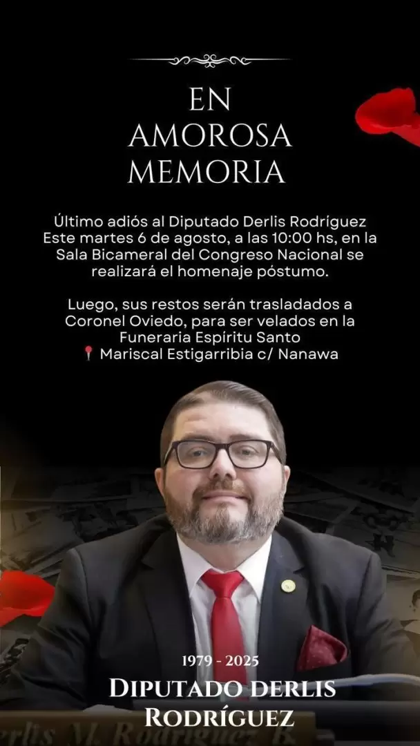 Homenaje Derlis Rodríguez