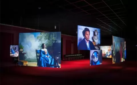 Isaac Julien, "Lessons of the Hour," 2019.