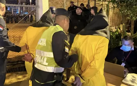 Traslado de reos al Penal de Minga guaz�.
