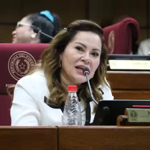 Noelia Cabrera se defiende ante el Senado y justifica ausencia de sus "neposobris" en el Congreso