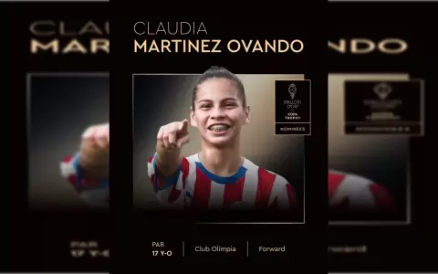 Claudia Mart�nez es nominada a mejor jugadora sub-21