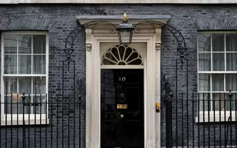 Downing Street 10, Londres, sede del Gobierno brit�nico.