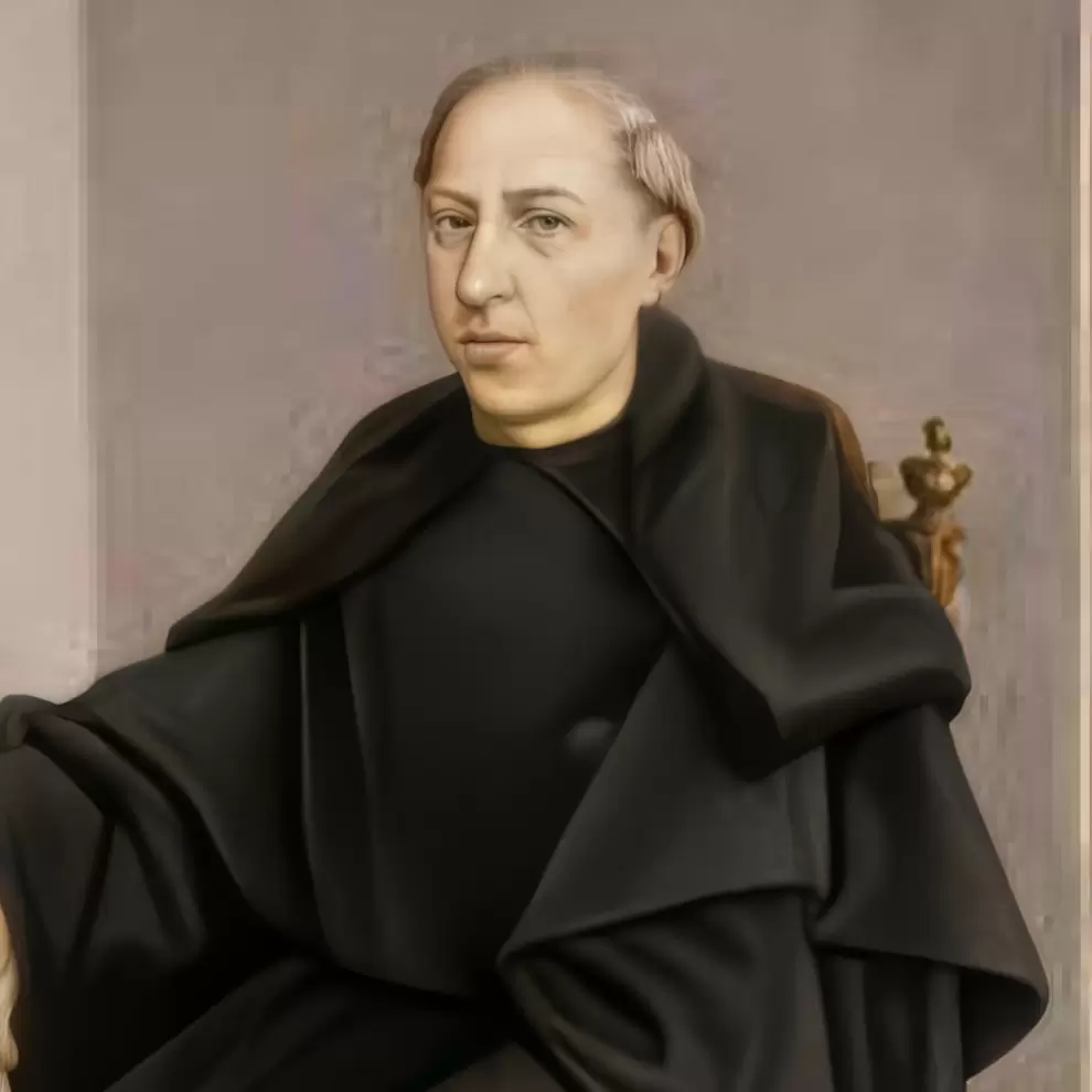 Andr�s de Urdaneta. Pintura de V�ctor Vill�n. Archivo
