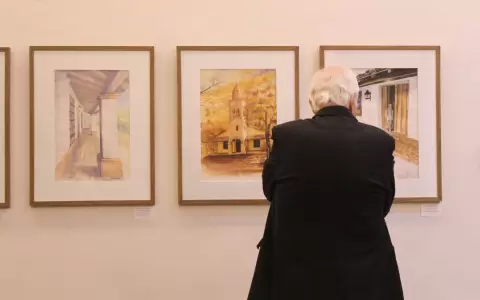 Inauguraci�n de la muestra "Viaje a las ra�ces".