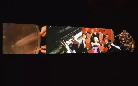Christian Marclay, "Video Quartet", 2002.