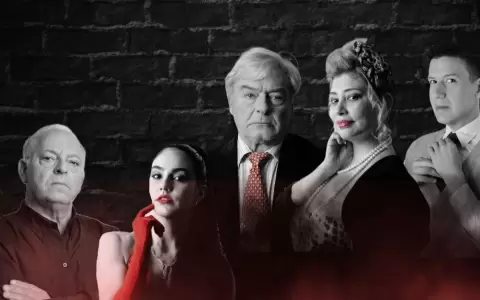 Elenco de la obra "Somos instantes", dirigida por Alicia Braga.