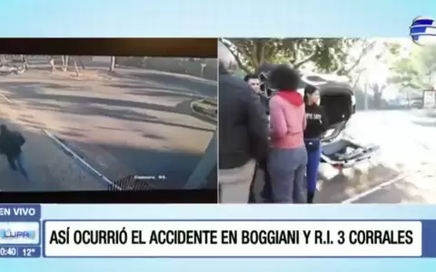 Accidente de tr�nsito en Asunci�n.
