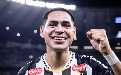 Gustavo Caballero recibi� una alta calificaci�n en la victoria de Santos ante Cruzeiro