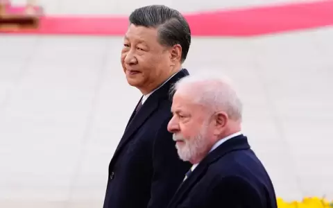 Xi y Lula en Pek�n, en abril de 2023.