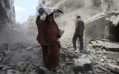 Los ataques israel�es se intensificaron.
