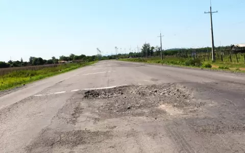 Rutas nacionales en total estado de abandono.
