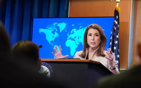 Tammy Bruce, vocera del Departamento de Estado de Trump.