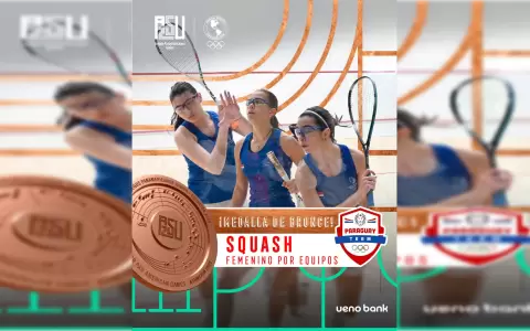 Squashistas paraguayas se quedan con el bronce en ASU2025