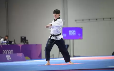 Rub�n Arce obtuvo medalla de bronce en la categor�a Poomsae Individual Tradicional.