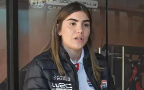 Nara Maidana, jefa de marca del WRC Rally del Paraguay.