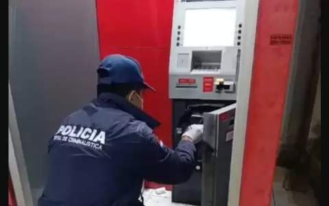 Intentaron violentar un cajero.