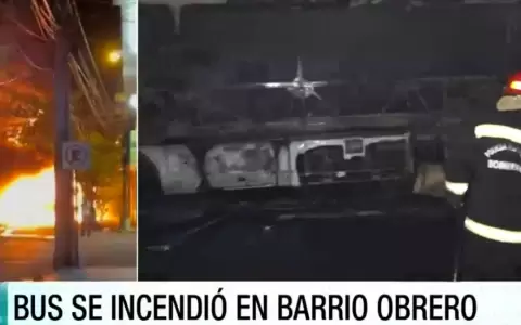 Bomberos lograron sofocar las llamas.