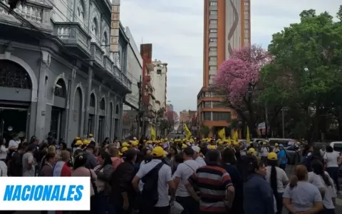 El paro docente tiene casi el 100% de acatamiento, seg�n los gremialistas.