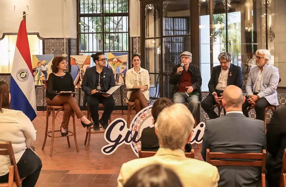Presentaci�n del calendario de la Semana de la Guarania.