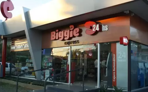 Uno de los locales de Biggie Express.