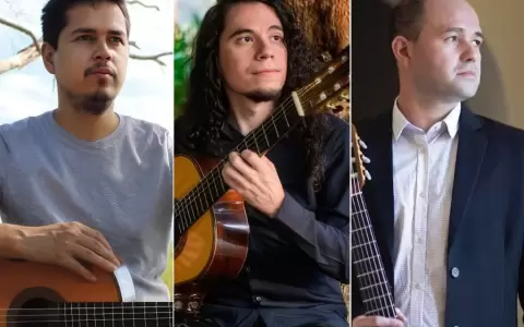 David Valdez, Diego Sol�s y L�zaro Barni.