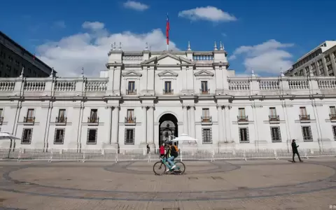 Palacio de la Moneda, en Santiago de Chile.