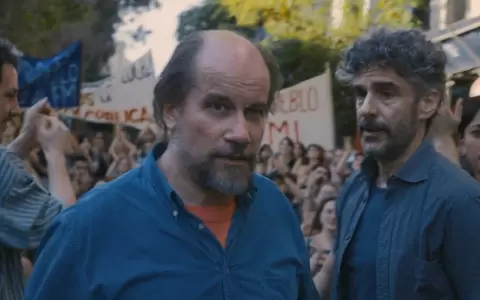 Marcelo Subiotto y Leonardo Sbaraglia en "Puan", dirigida por Mar�a Alch� y Benjam�n Naishtat.